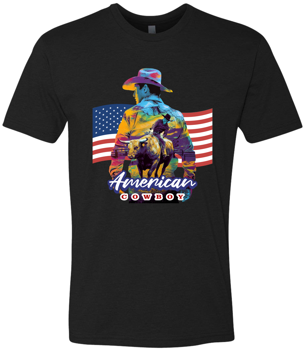 American Cowboy US Flag