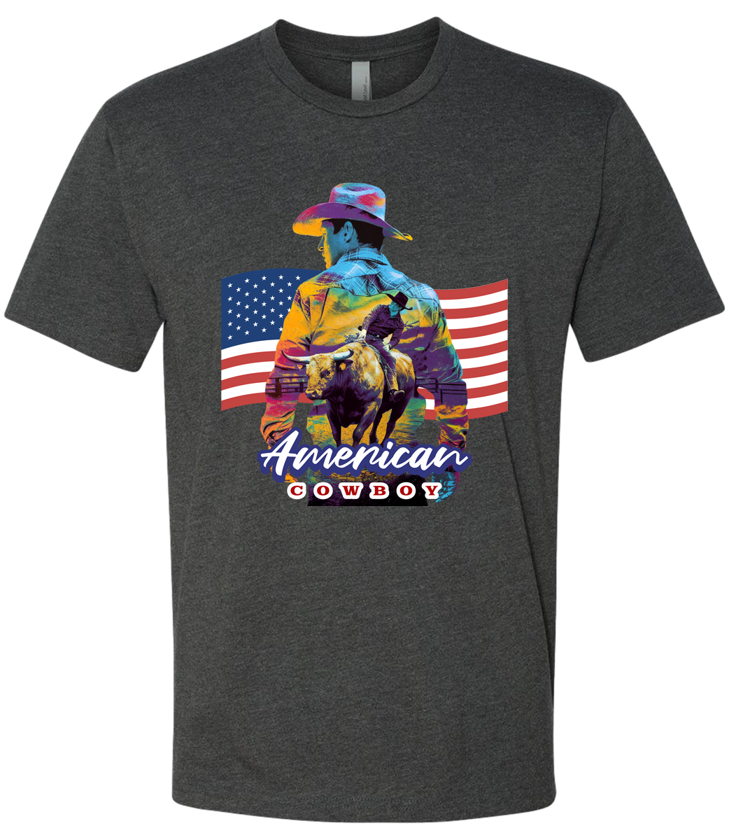 American Cowboy US Flag
