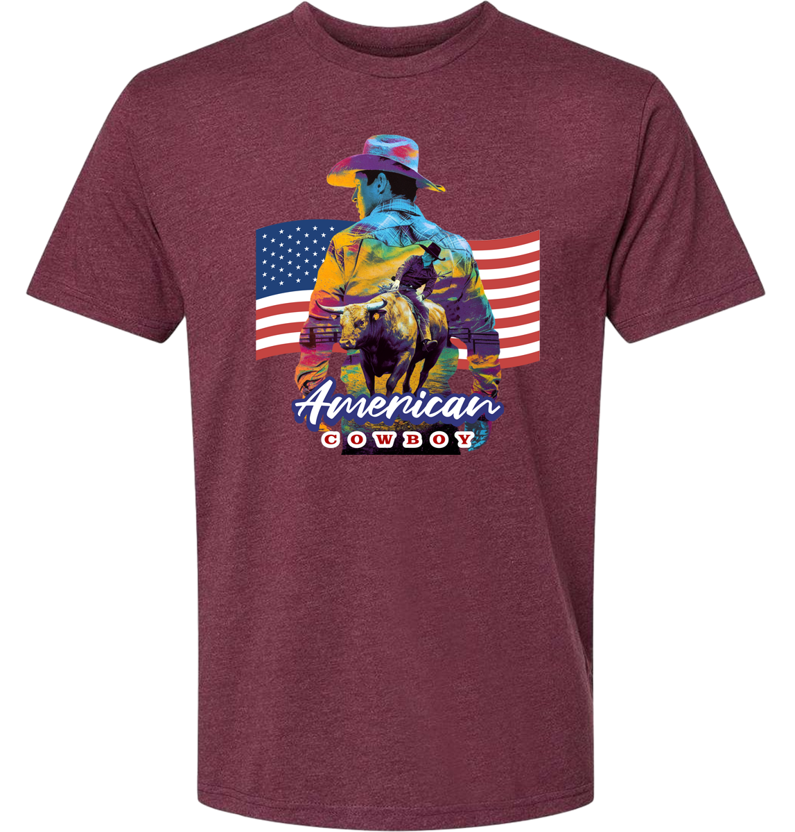 American Cowboy US Flag