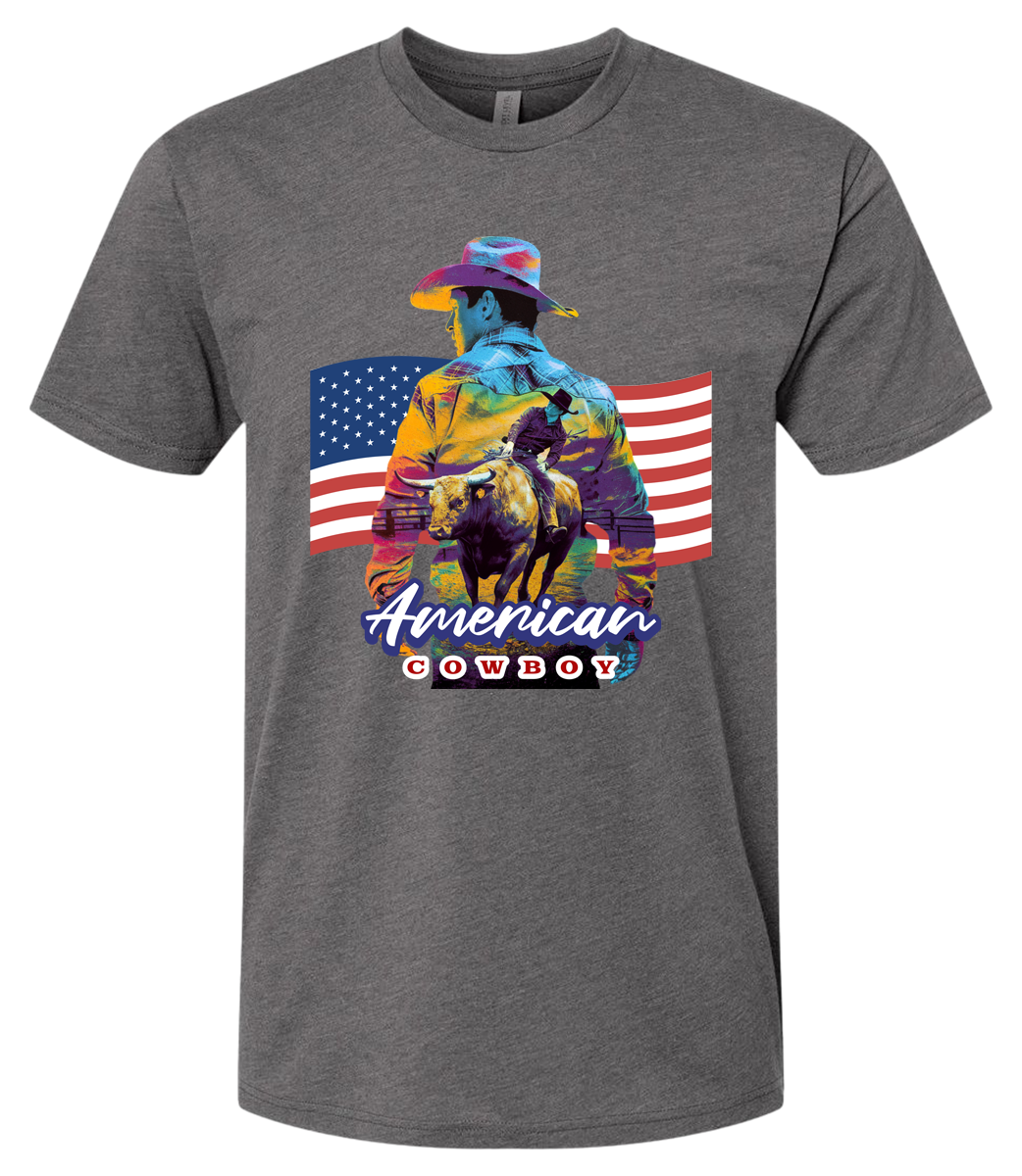American Cowboy US Flag