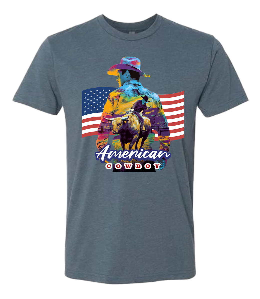 American Cowboy US Flag