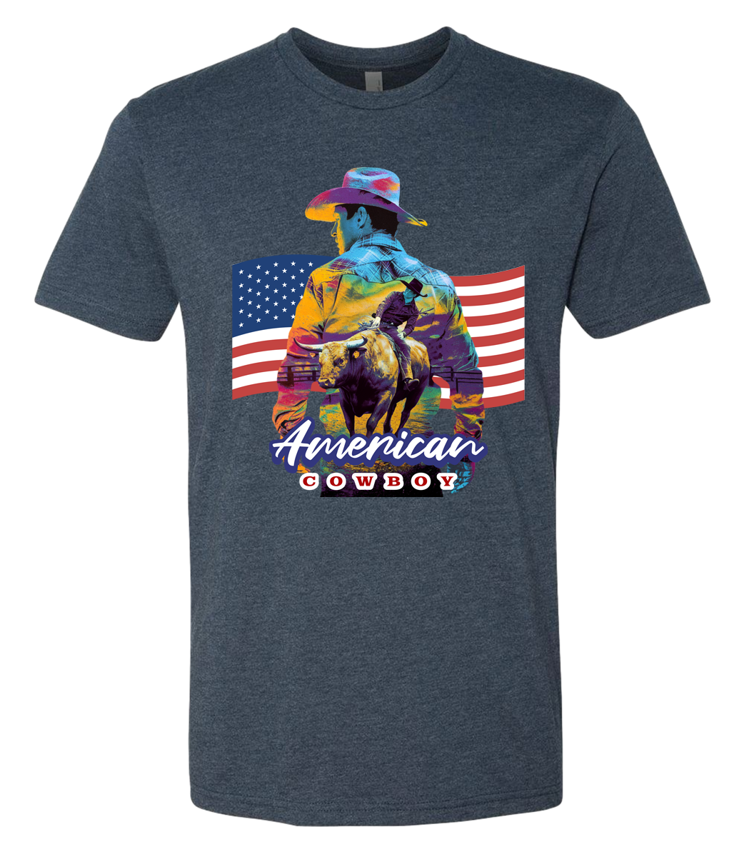 American Cowboy US Flag