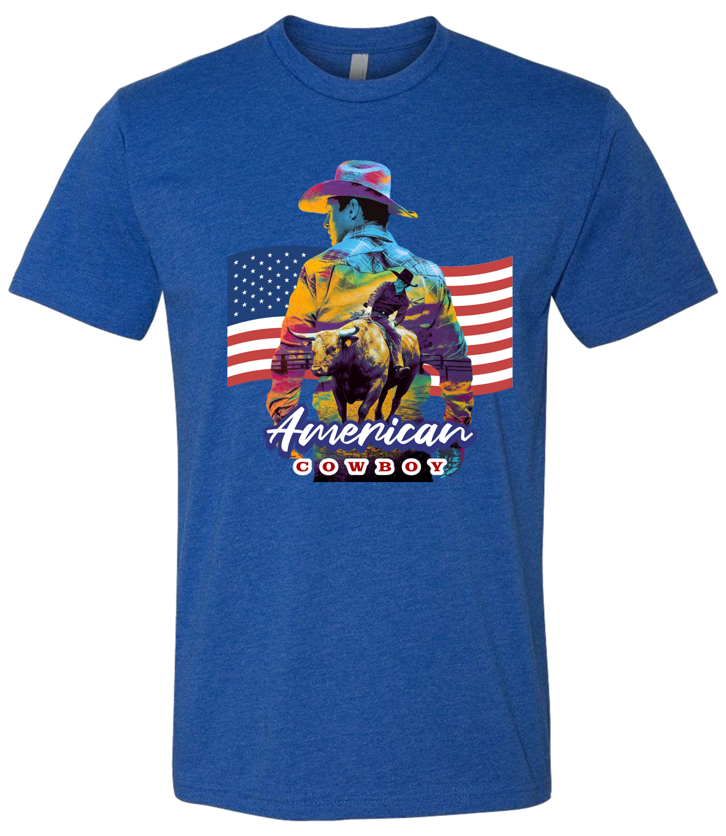 American Cowboy US Flag