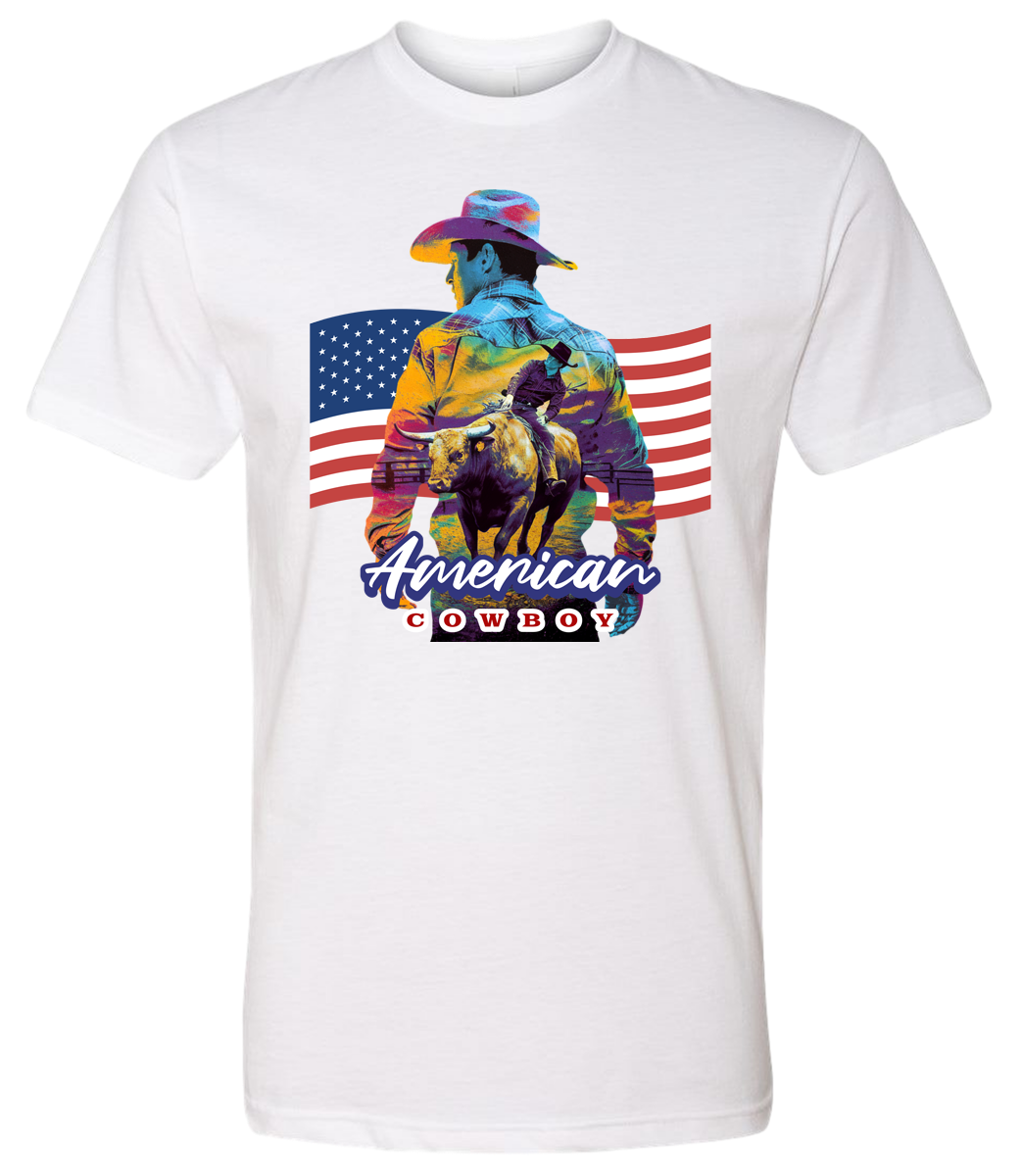 American Cowboy US Flag