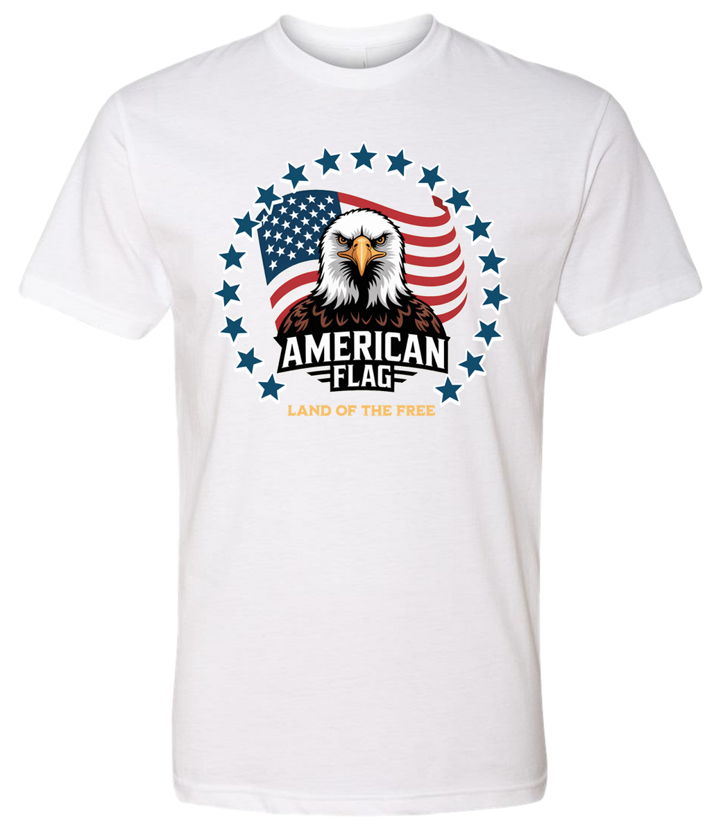 American Flag Eagle Stars