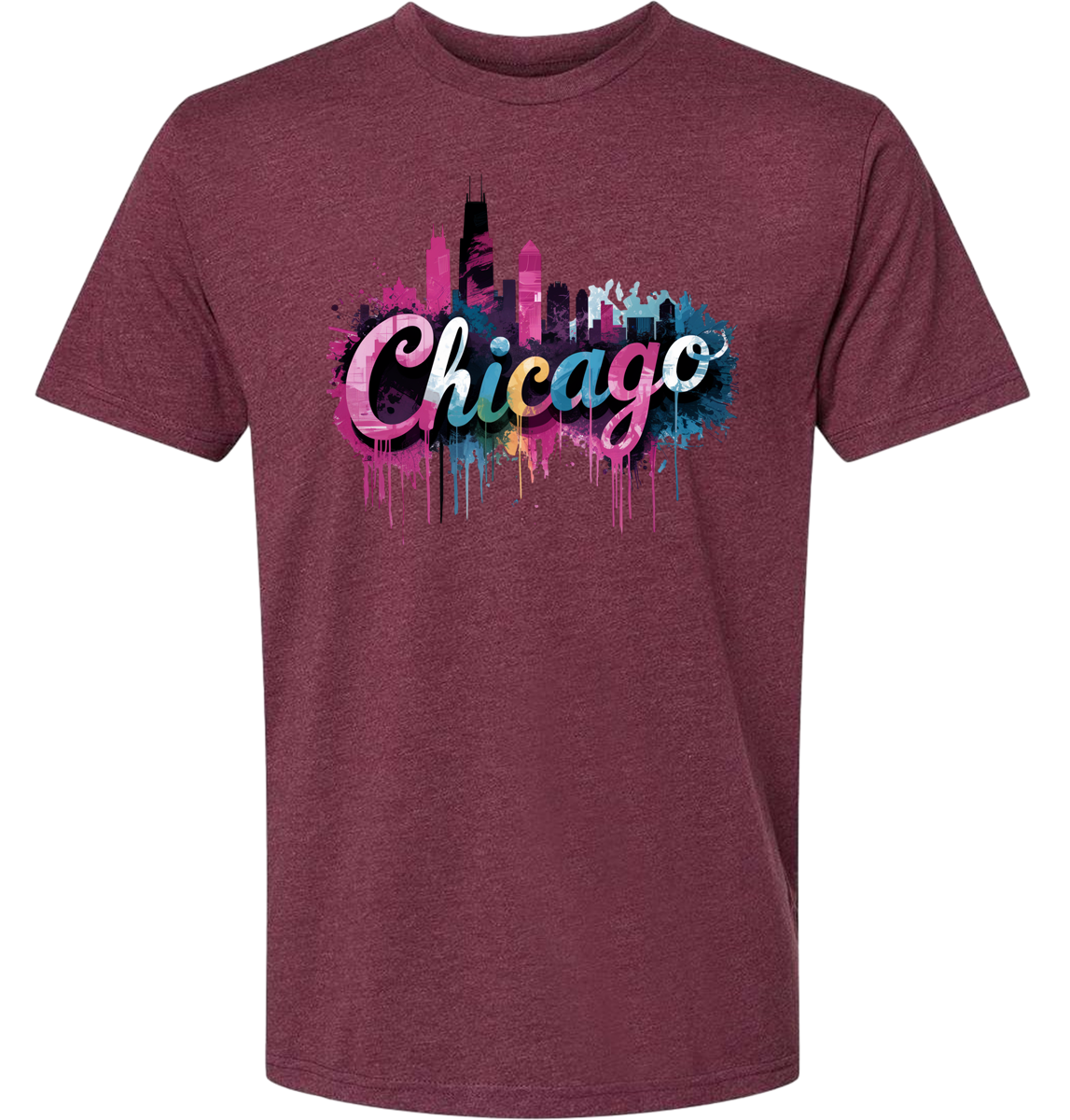 Chicago Skyline Graffiti