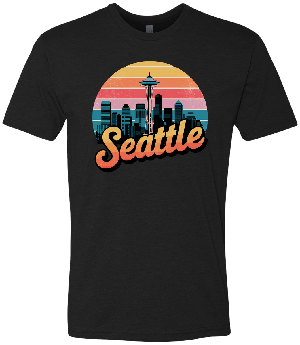 Seattle1 Retro-Shirt