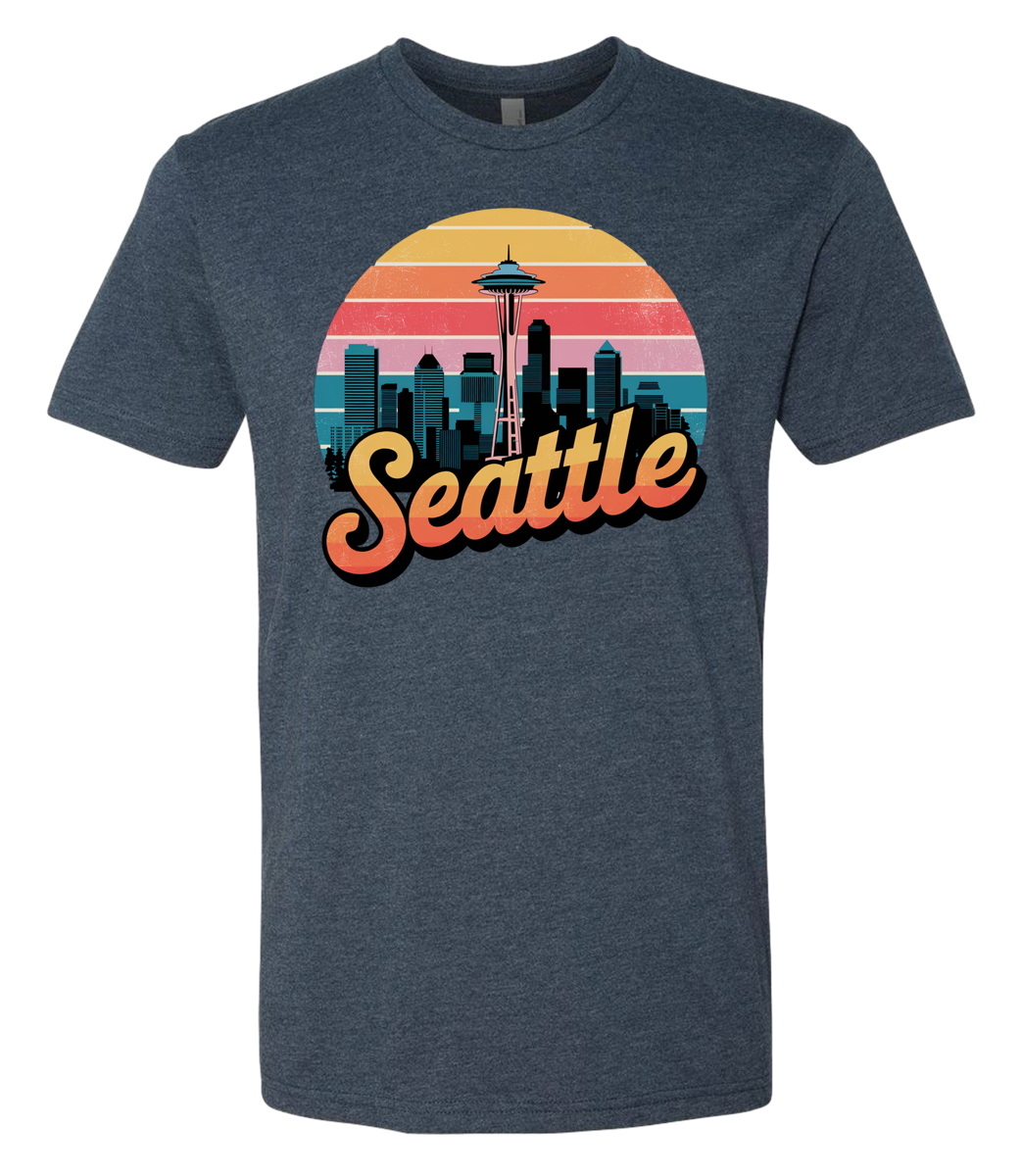 Seattle1 Retro-Shirt
