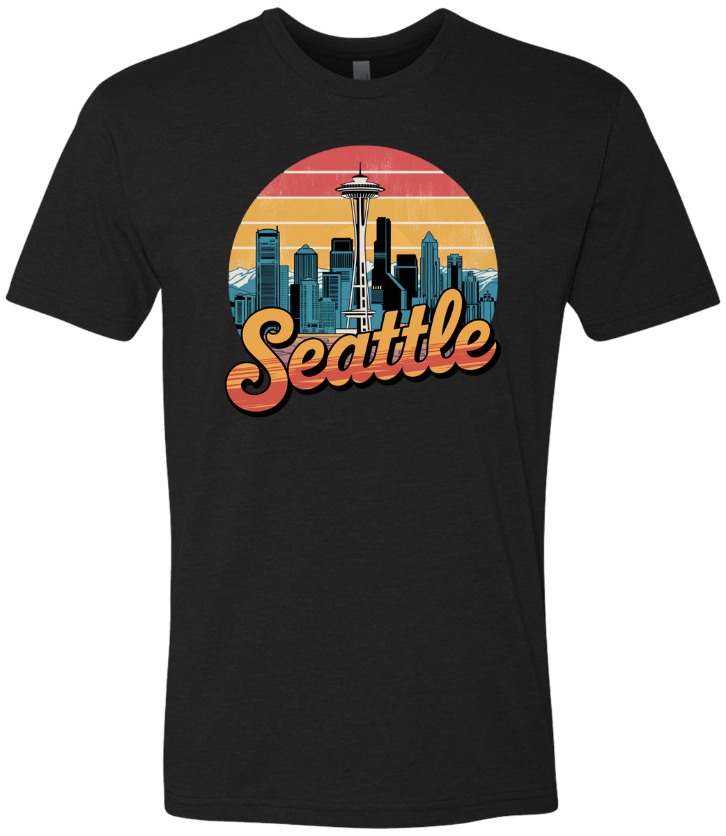 Seattle2 Retro-Shirt