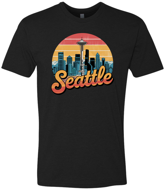Seattle2 Retro-Shirt