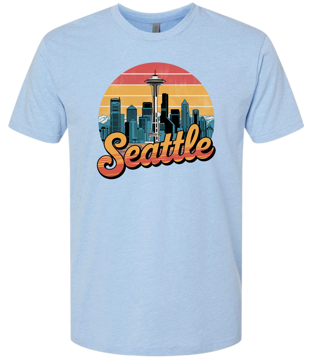 Seattle2 Retro-Shirt