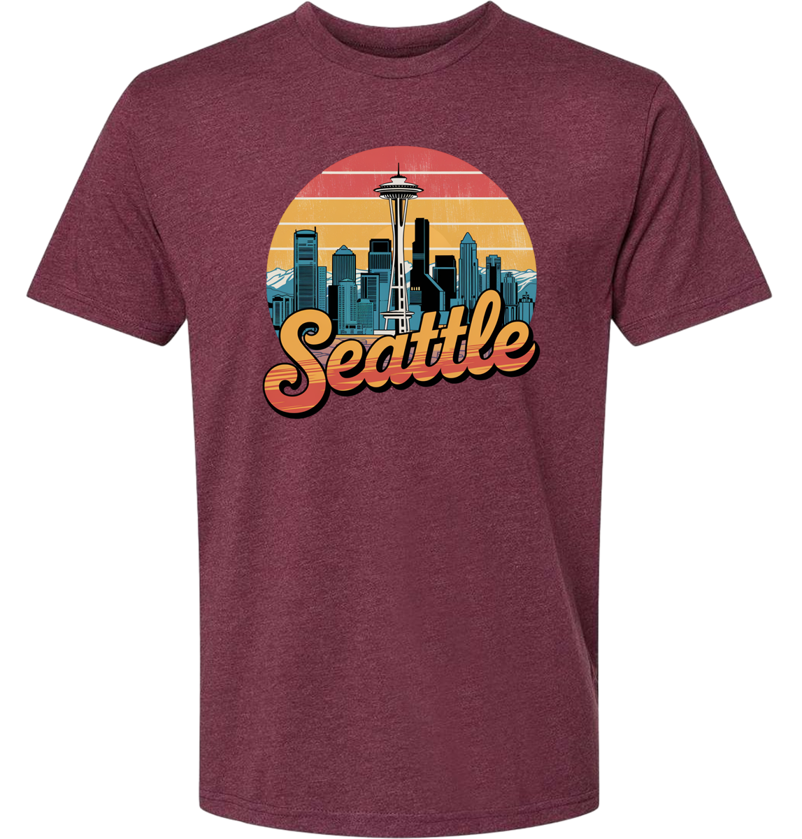Seattle2 Retro-Shirt