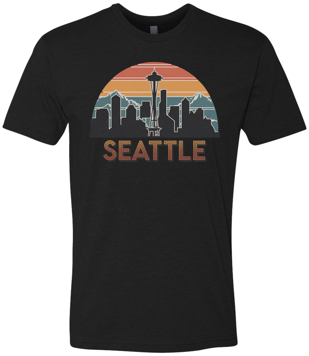 Seattle3 Retro-Shirt