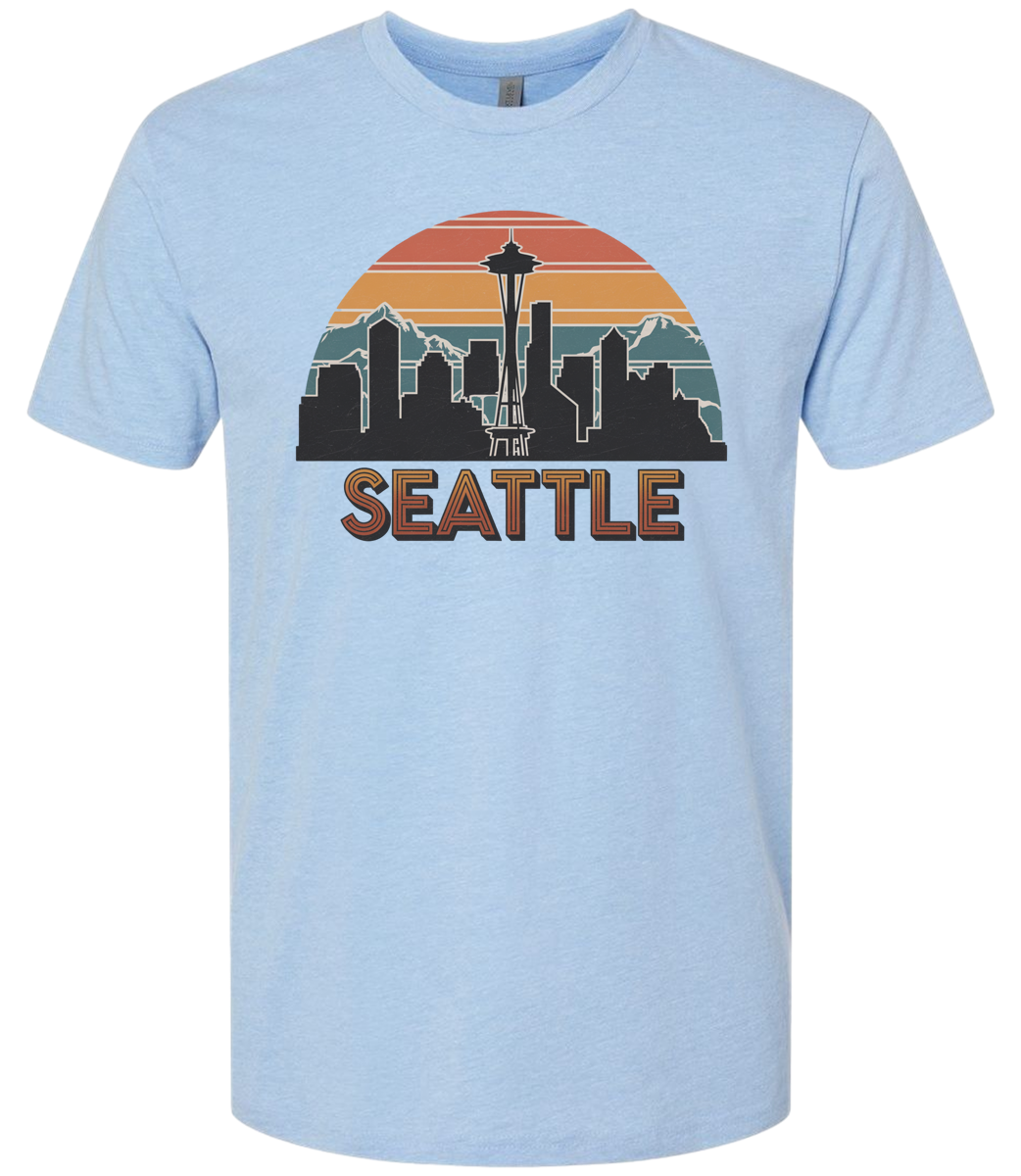 Seattle3 Retro-Shirt