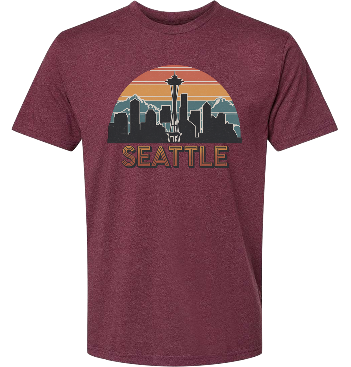 Seattle3 Retro-Shirt