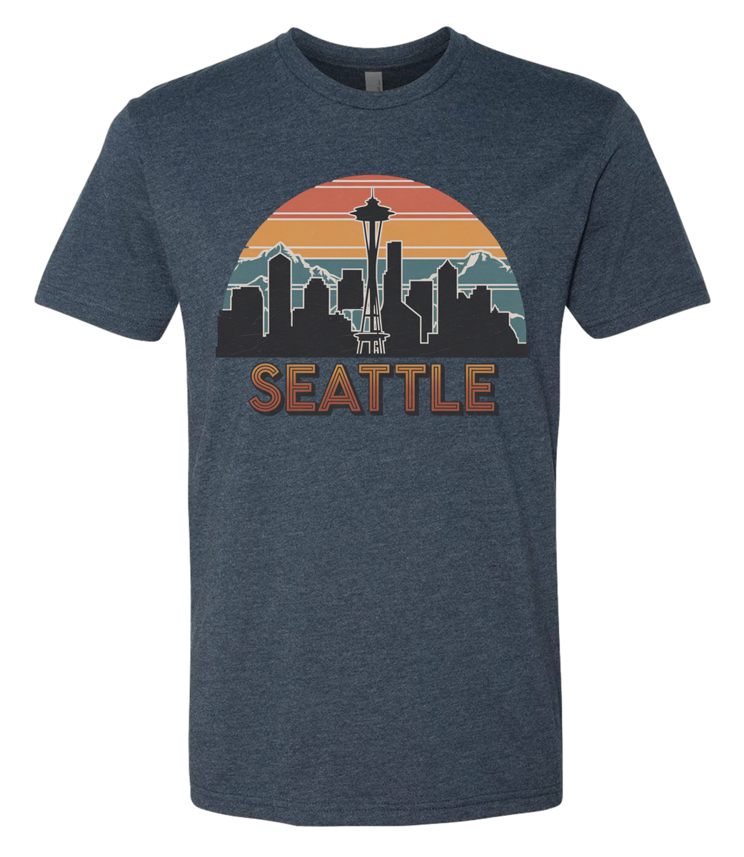 Seattle3 Retro-Shirt