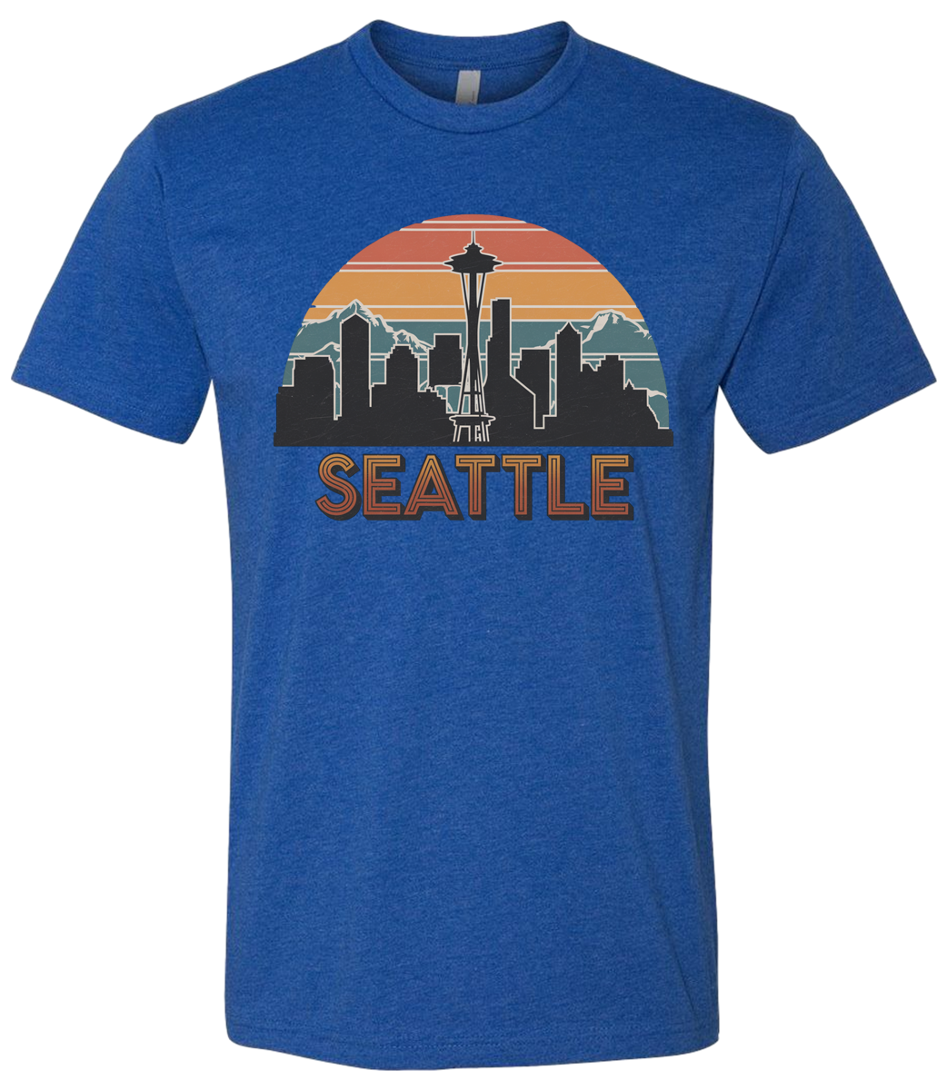 Seattle3 Retro-Shirt