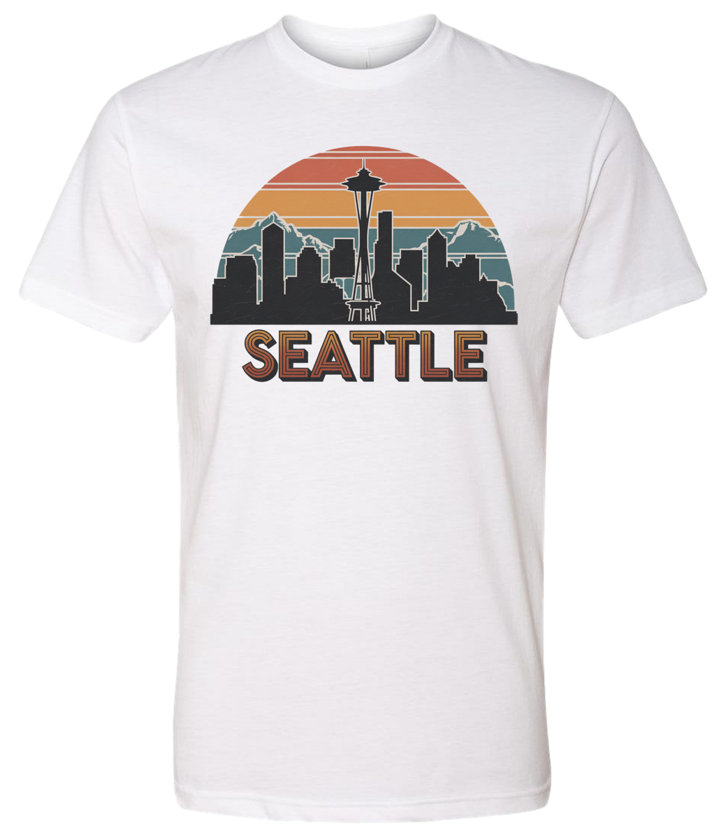 Seattle3 Retro-Shirt