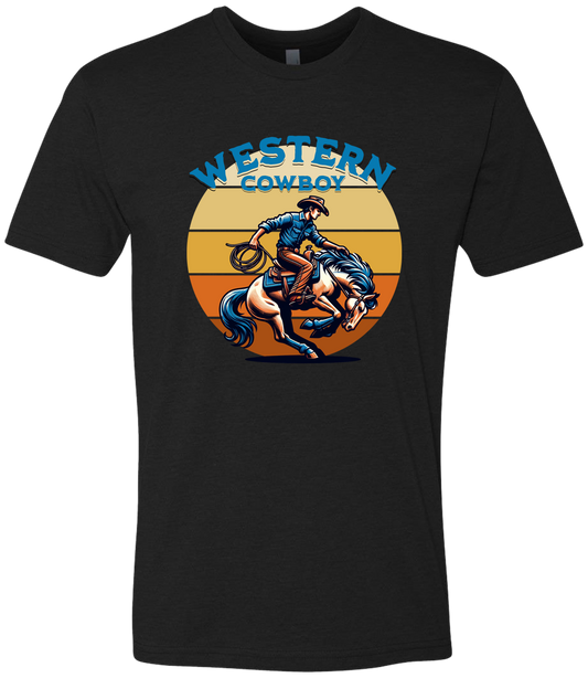 Western Cowboy Riding