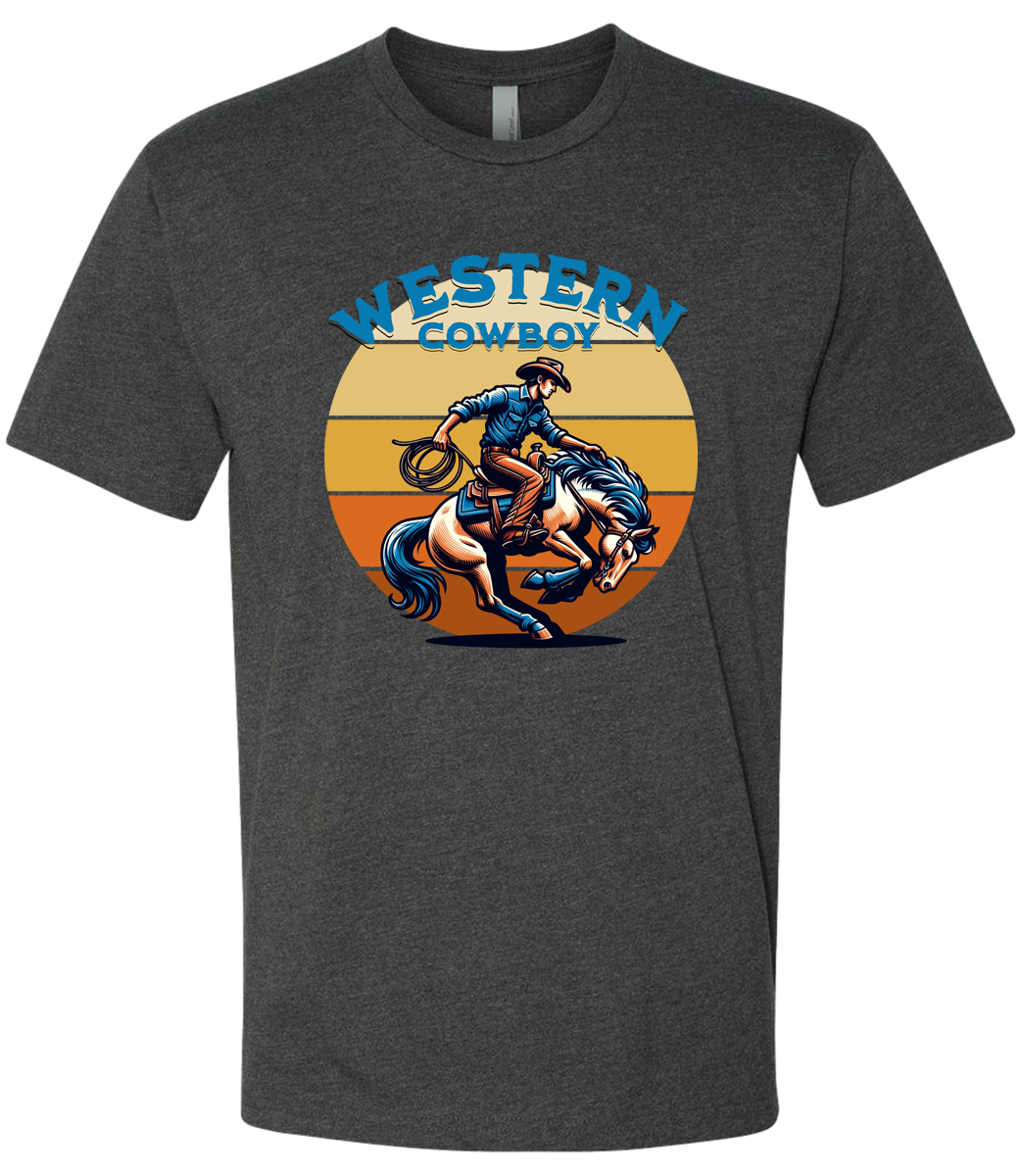 Western Cowboy Riding