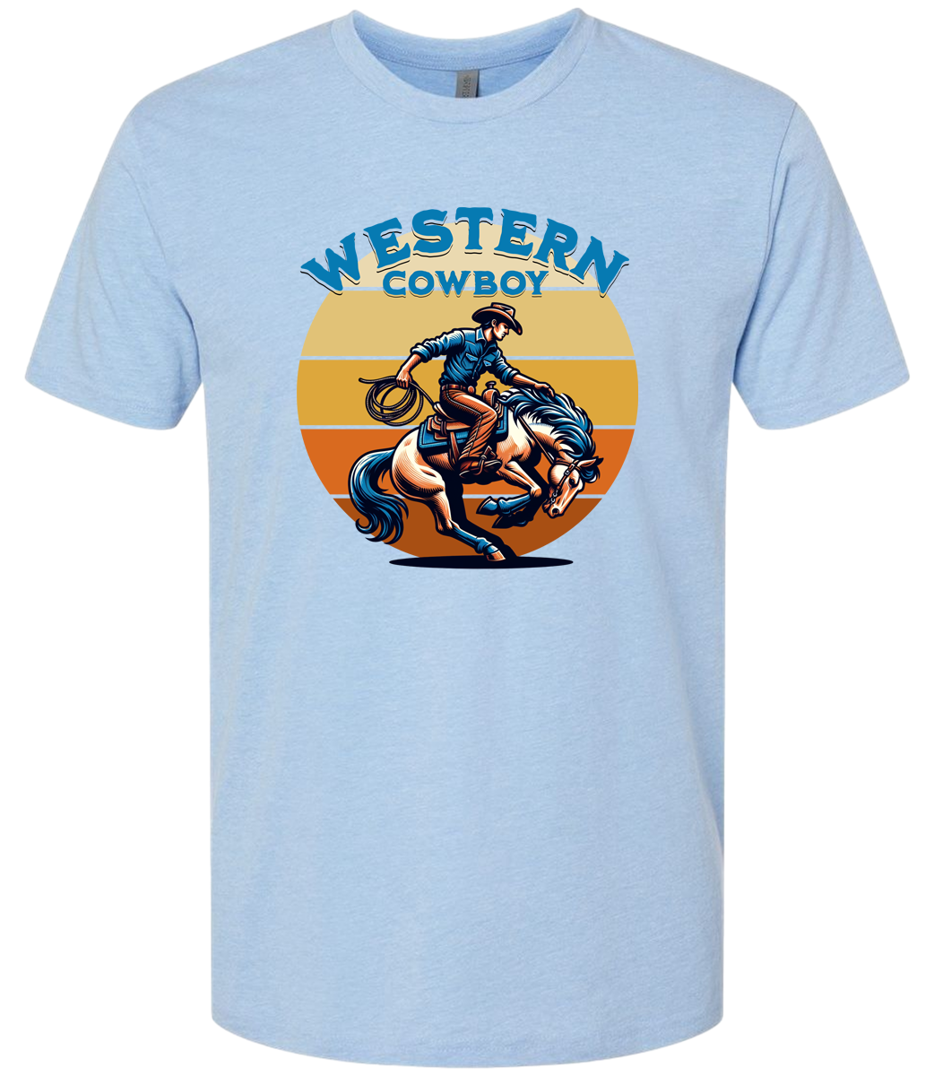 Western Cowboy Riding