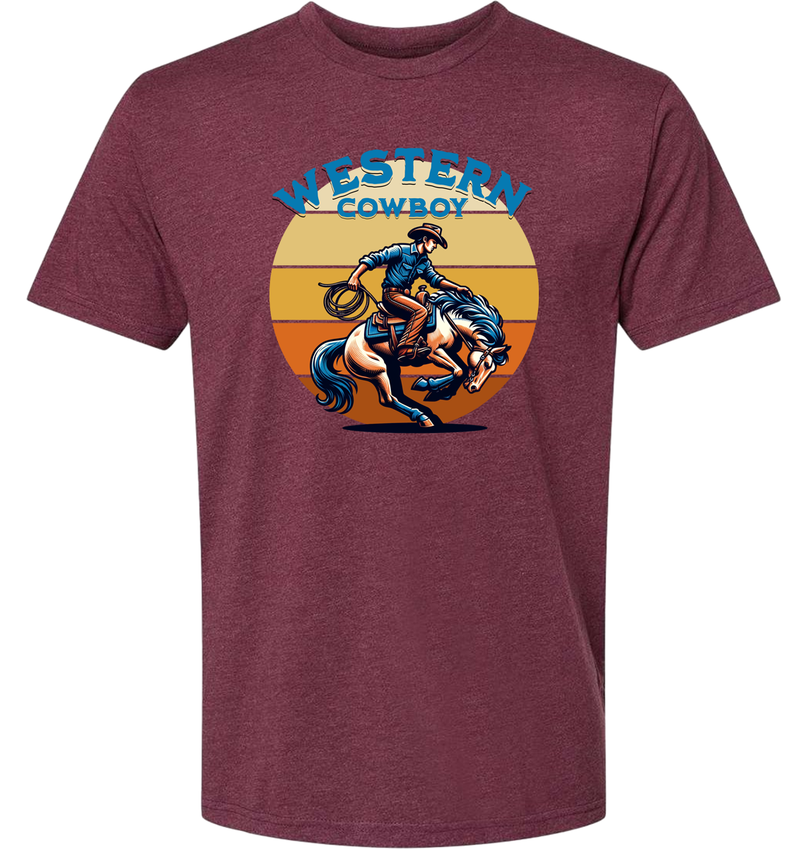 Western Cowboy Riding