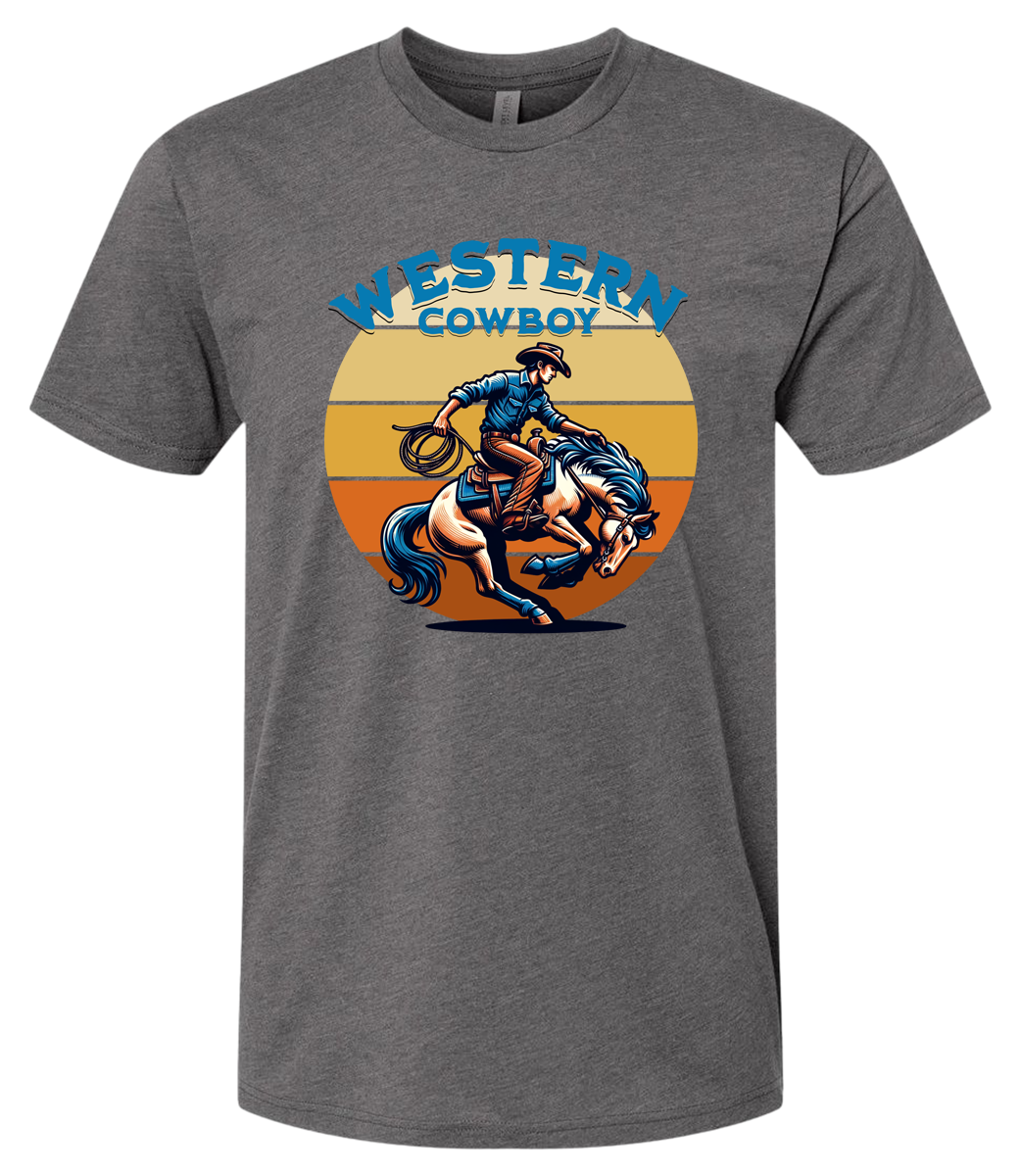 Western Cowboy Riding