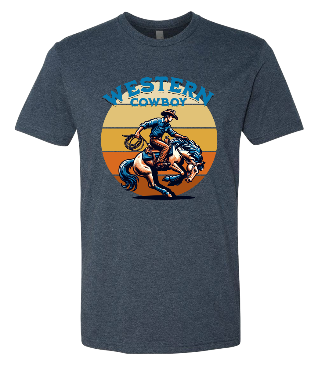 Western Cowboy Riding