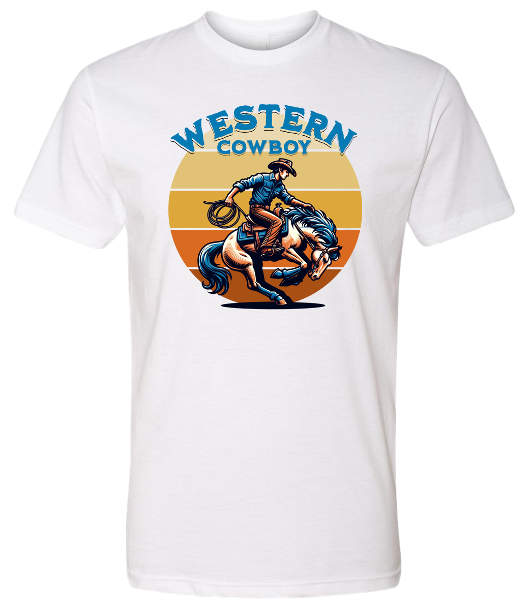 Western Cowboy Riding
