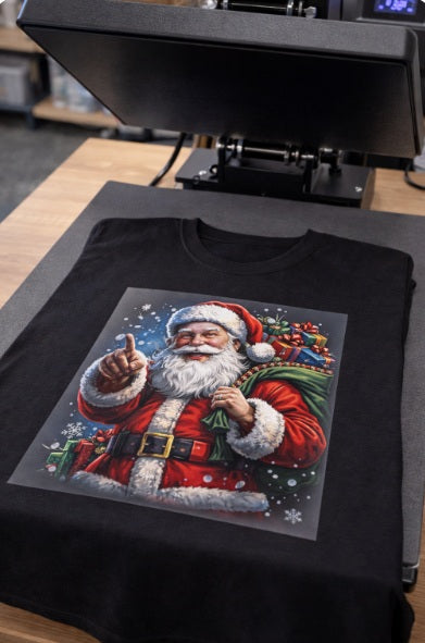 DTF graphics application process