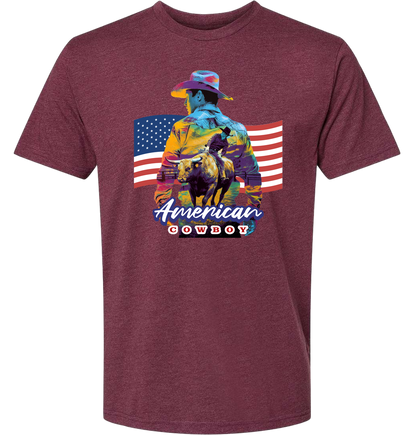 American Cowboy US Flag