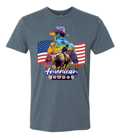 American Cowboy US Flag