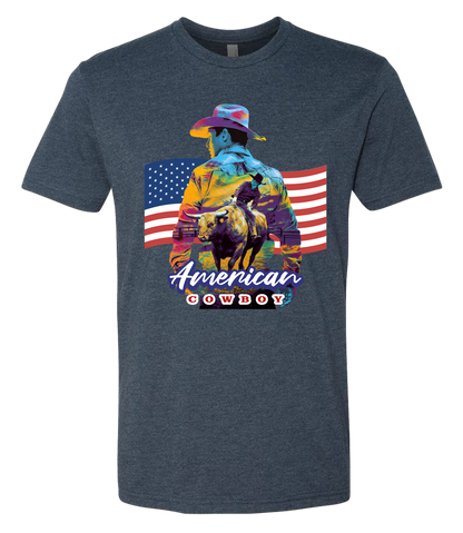 American Cowboy US Flag