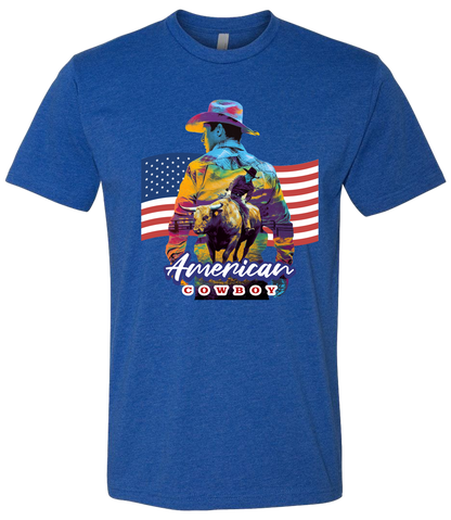 American Cowboy US Flag