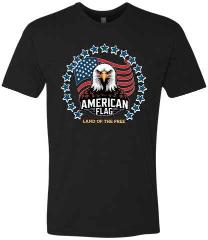 American Flag Eagle Stars
