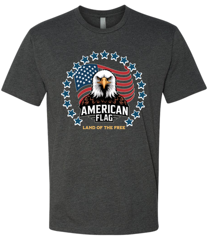 American Flag Eagle Stars