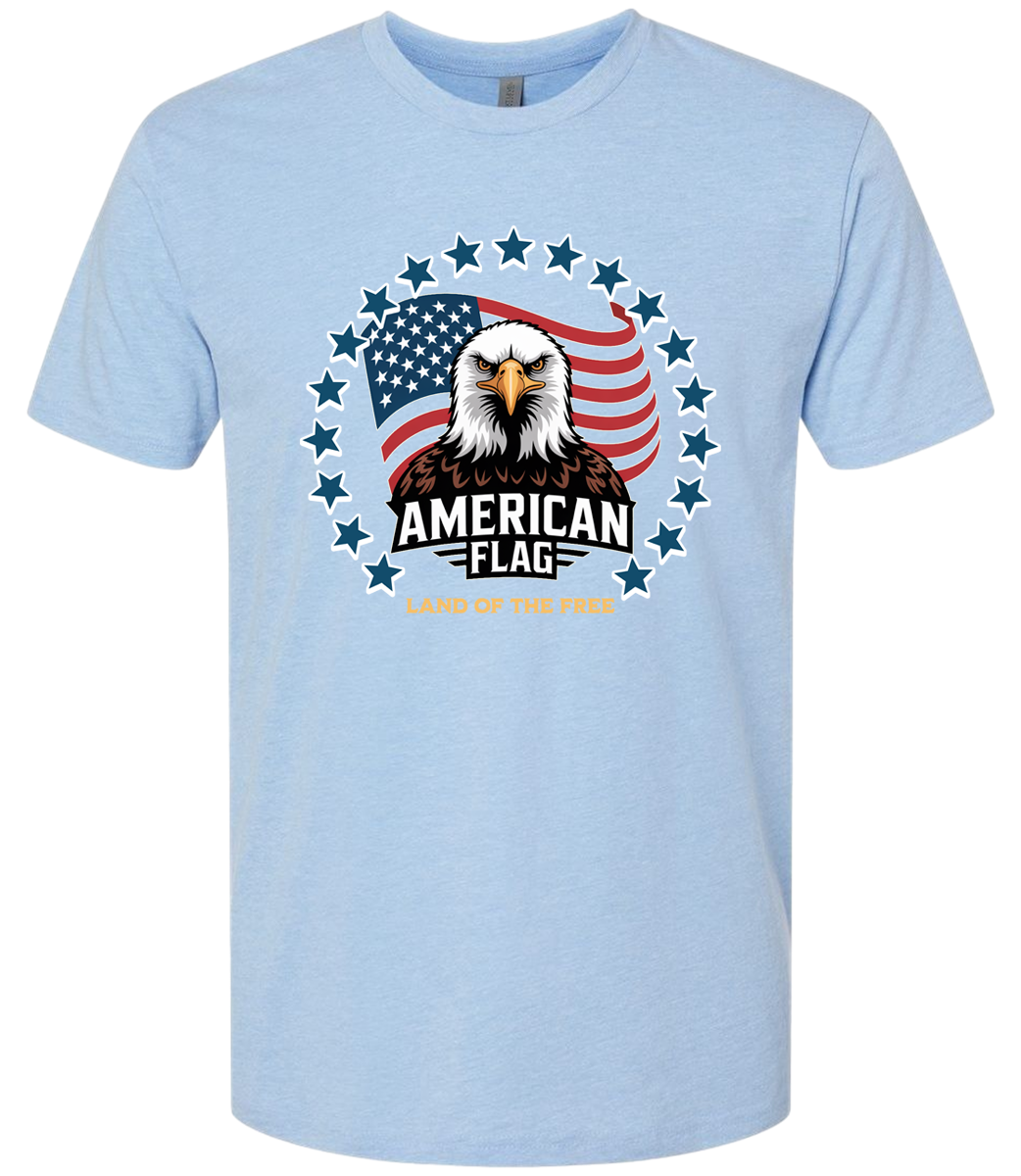 American Flag Eagle Stars