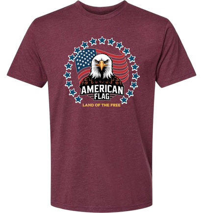 American Flag Eagle Stars