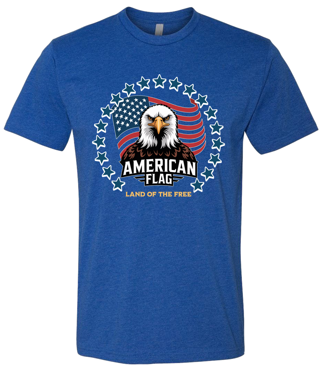 American Flag Eagle Stars