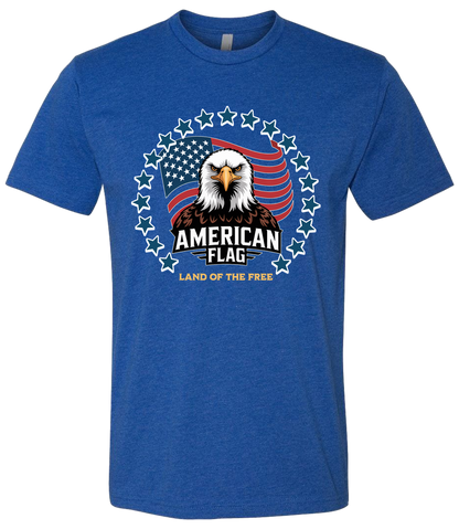 American Flag Eagle Stars