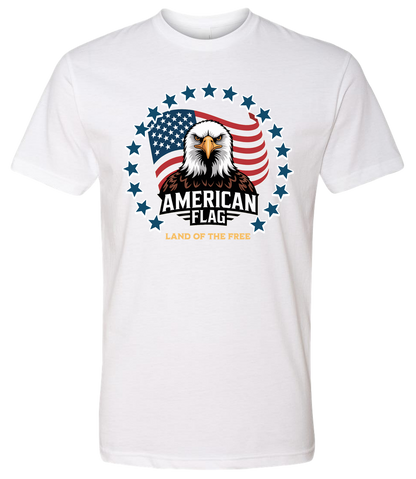 American Flag Eagle Stars