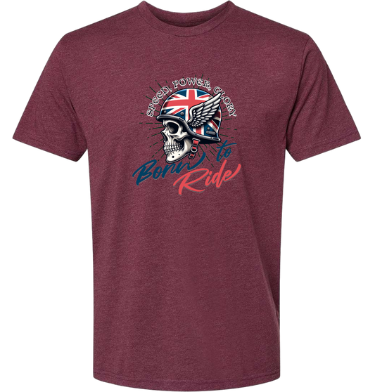 Born To Ride - British Helmet