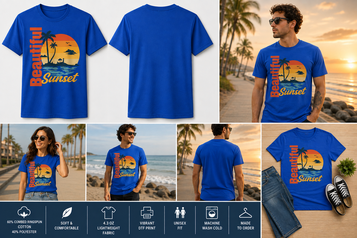 Beautiful Sunset Graphic T-Shirt