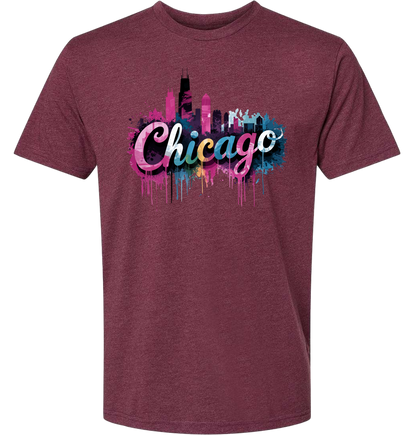 Chicago Skyline Graffiti