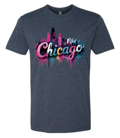 Chicago Skyline Graffiti