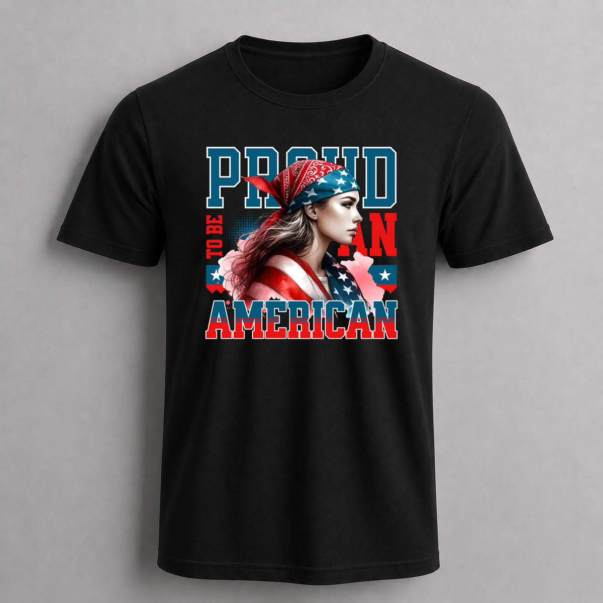 Proud to Be American Girl Graphic T-Shirt