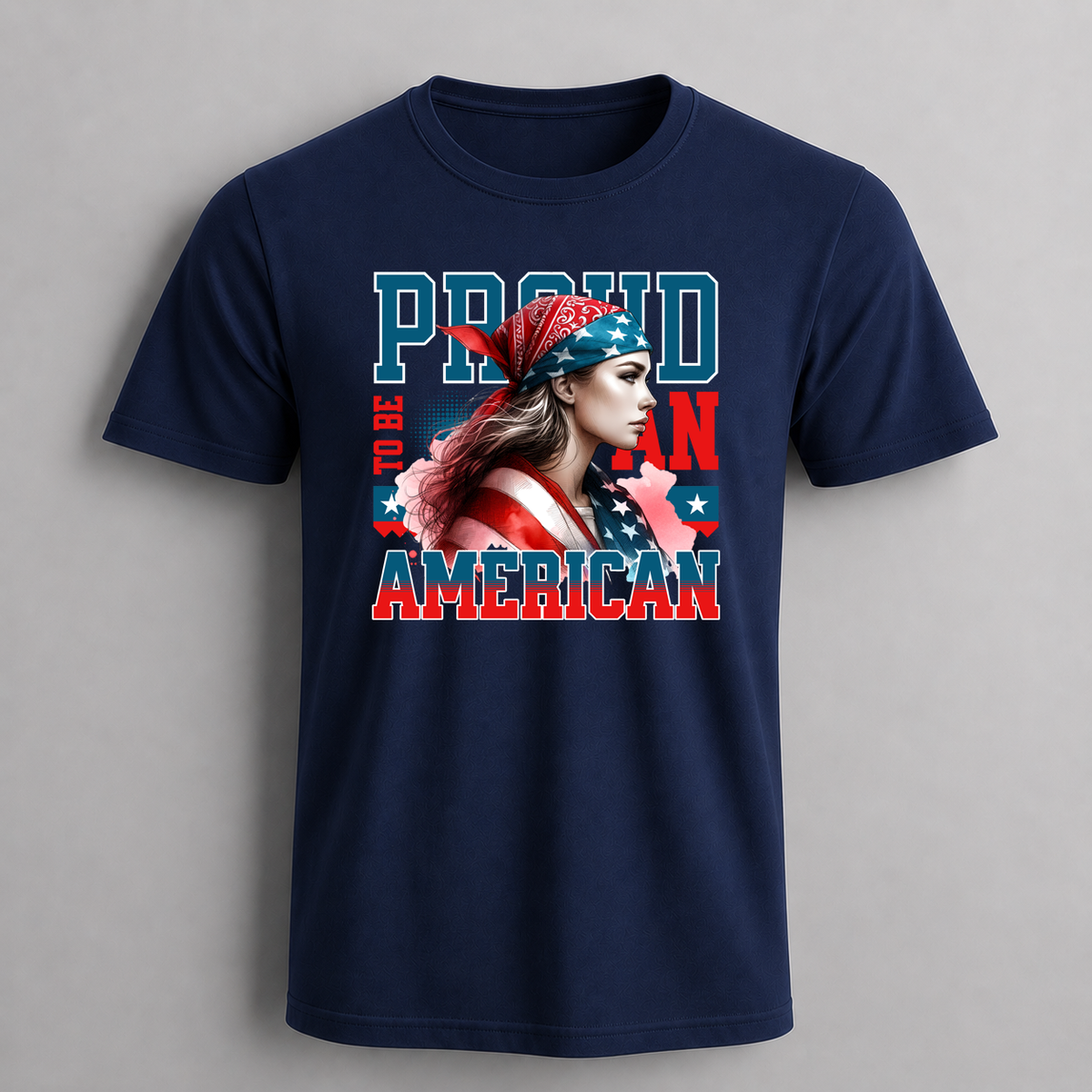 Proud to Be American Girl Graphic T-Shirt