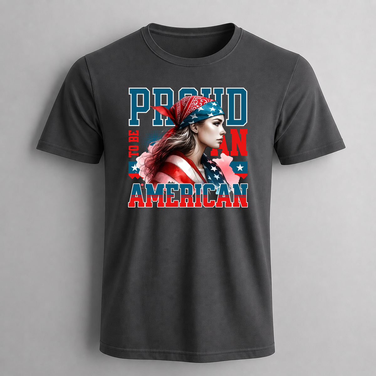 Proud to Be American Girl Graphic T-Shirt
