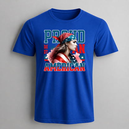 Proud to Be American Girl Graphic T-Shirt