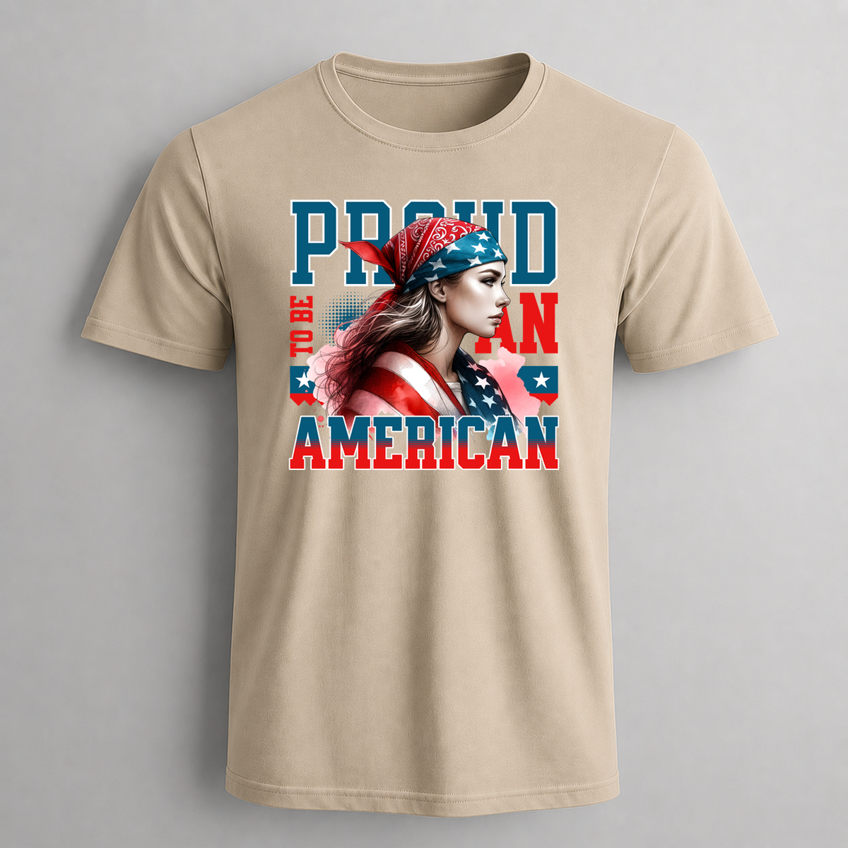 Proud to Be American Girl Graphic T-Shirt